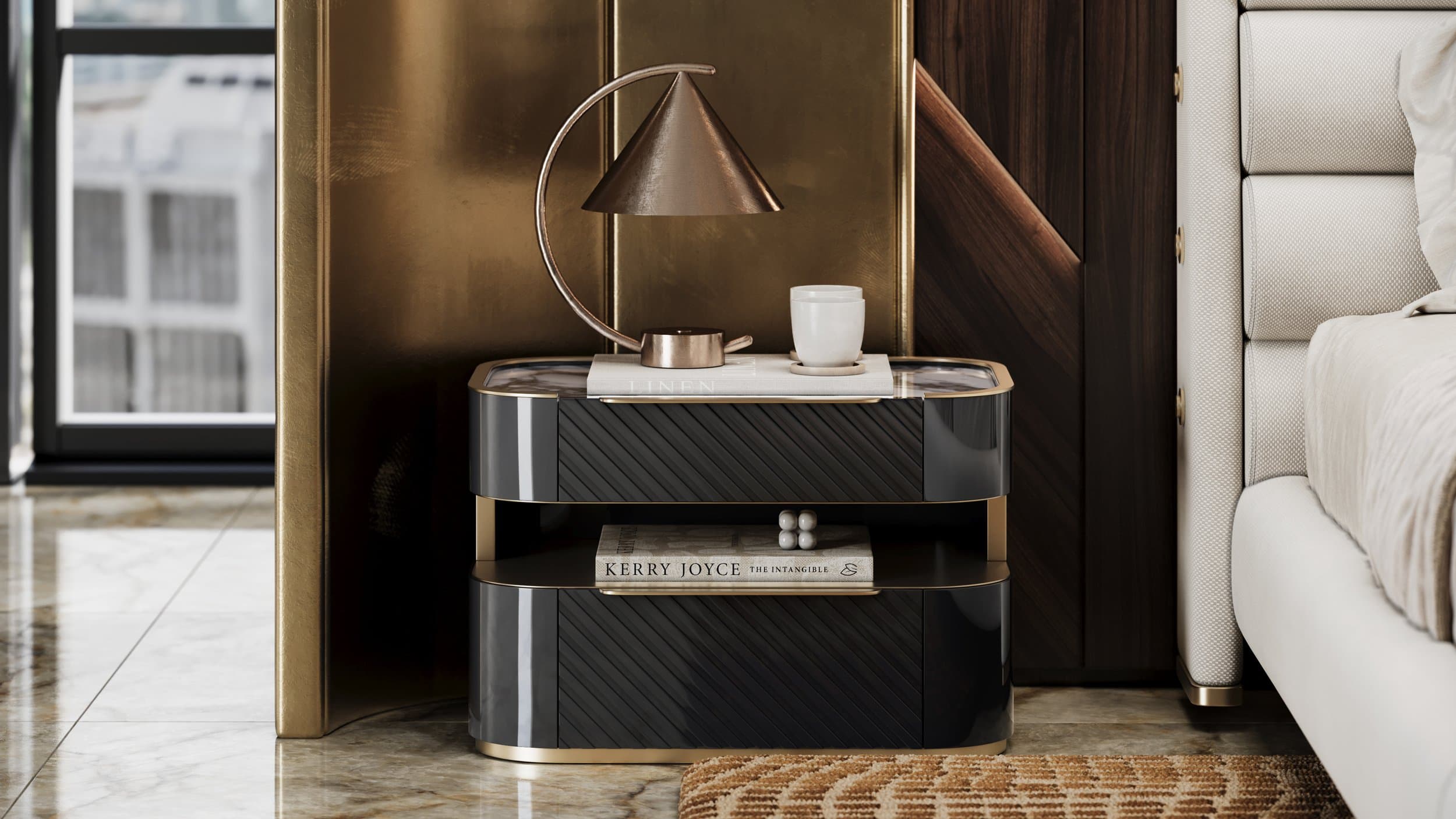 Velara Bedside Table