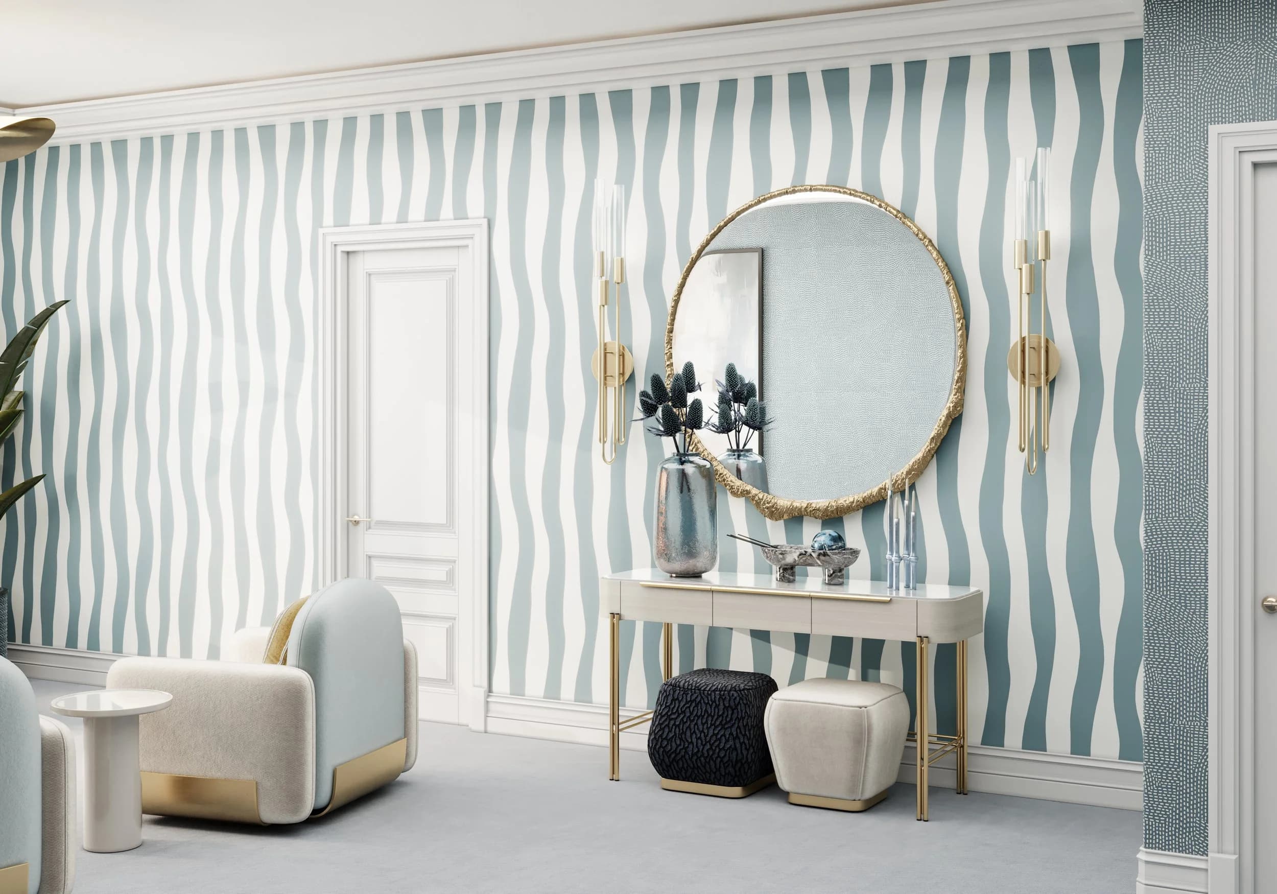 Palm Beach Ocean-Blue — view 5