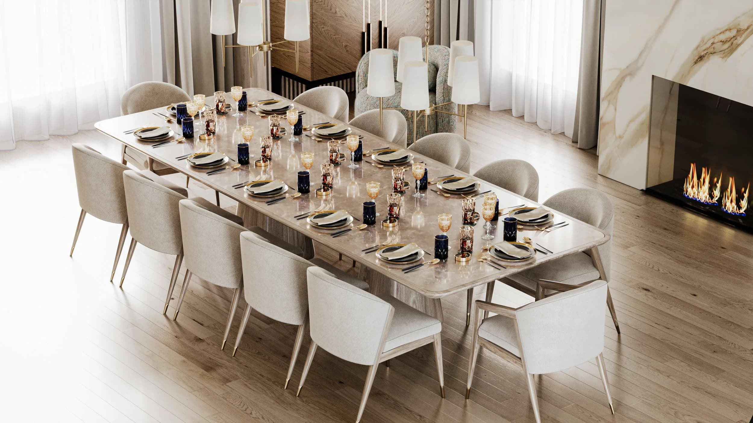 Dining Room – Westchester, New York — view 2