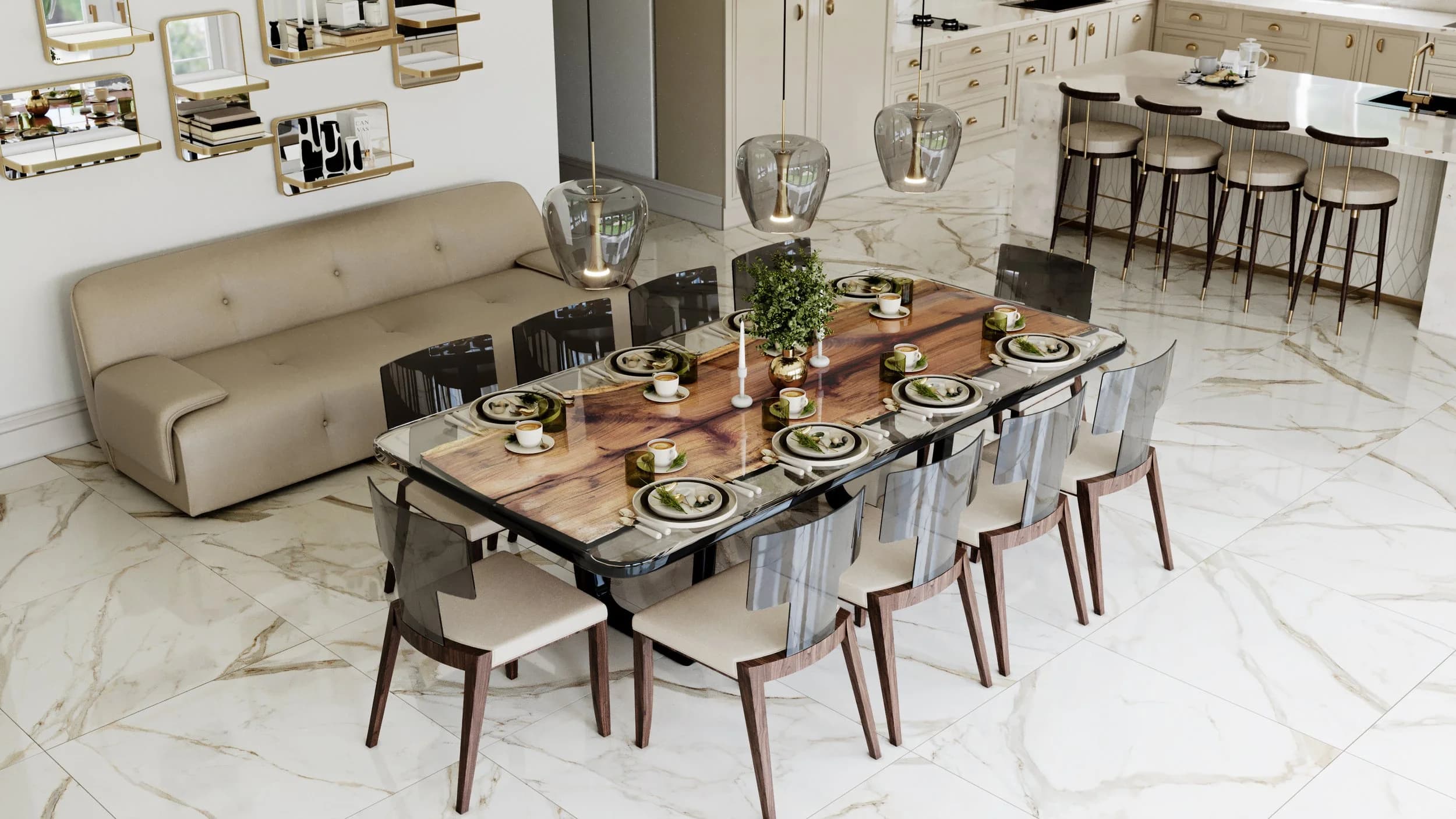 Kitchen - Bridgehampton — view 2