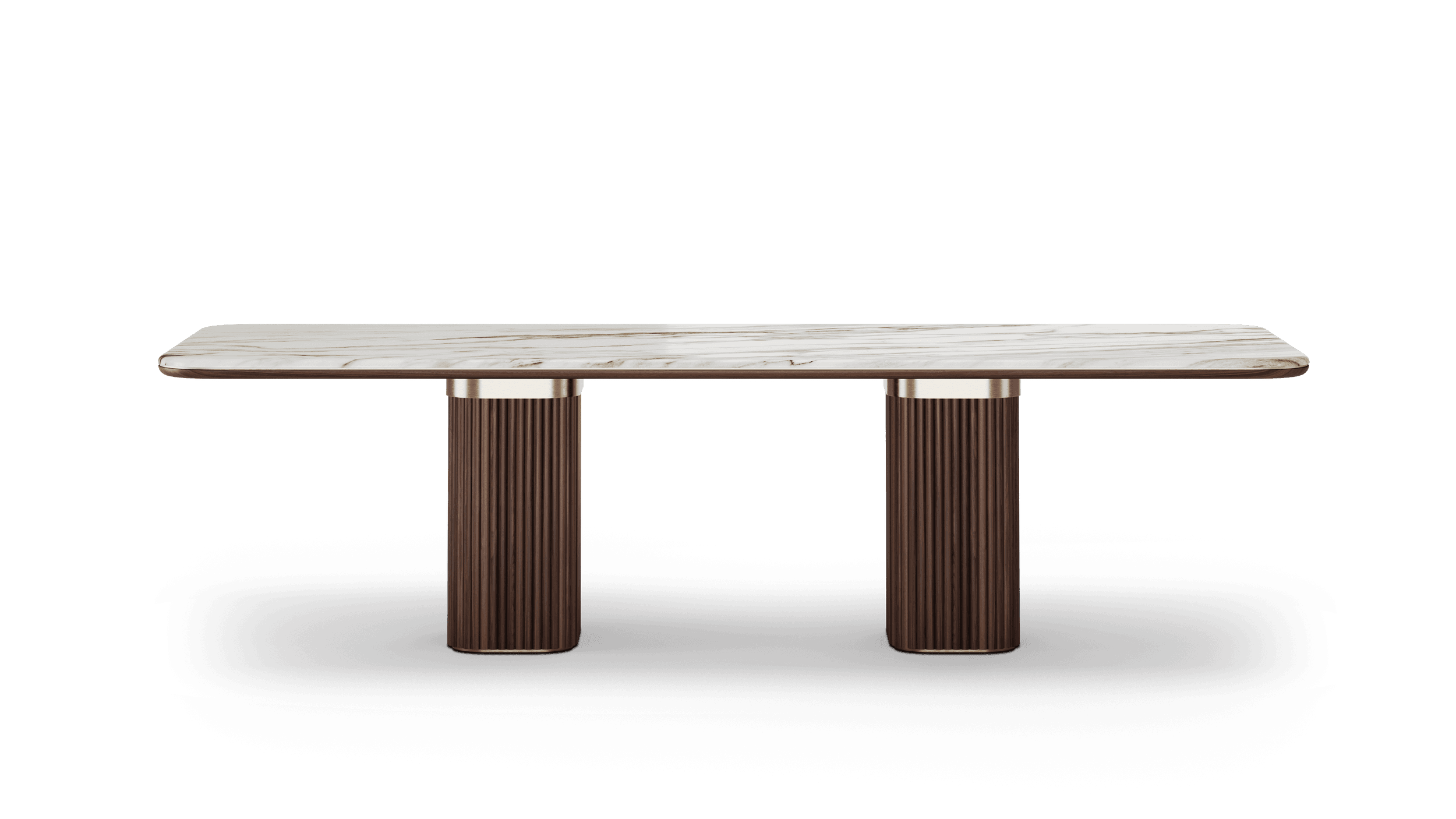 elegant-midcentury-luxury-furniture-dining-table-doran-walnut-base-marble-top-brushed-brass-details