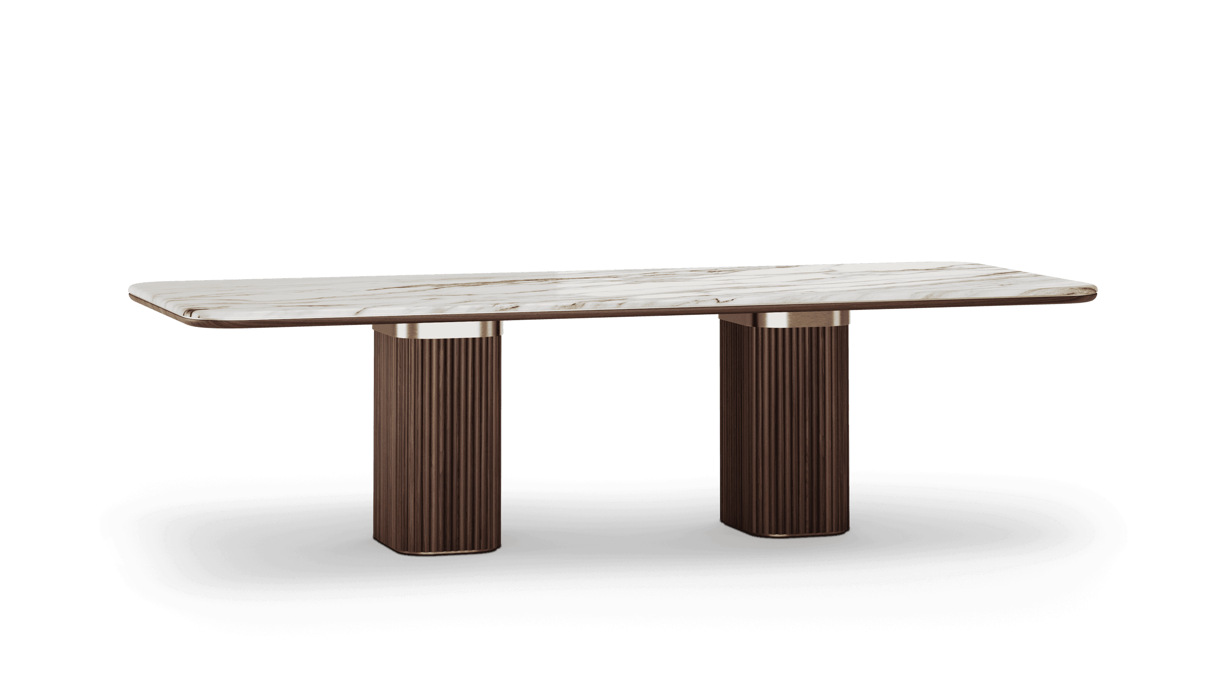 elegant-midcentury-luxury-furniture-dining-table-doran-walnut-base-marble-top-brushed-brass-details