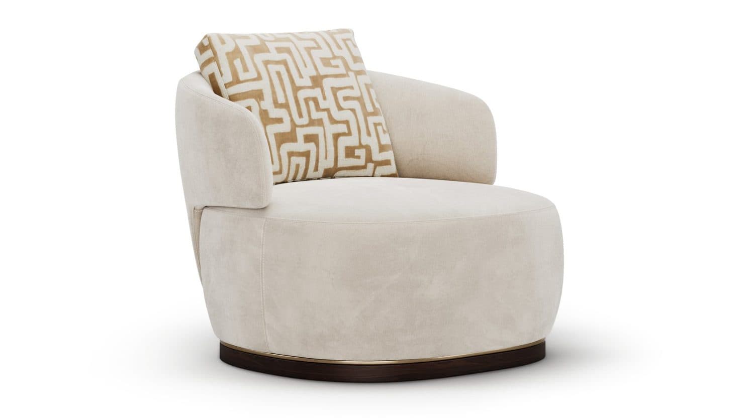 Flux Armchair — studio render
