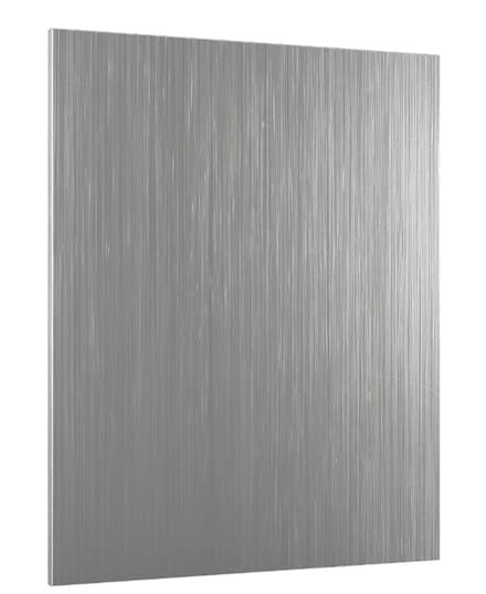 Brushed Stainless Steel finish sample