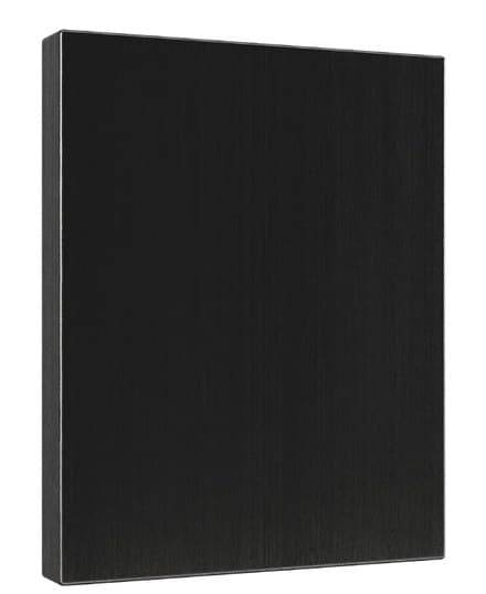 Linear Black finish sample