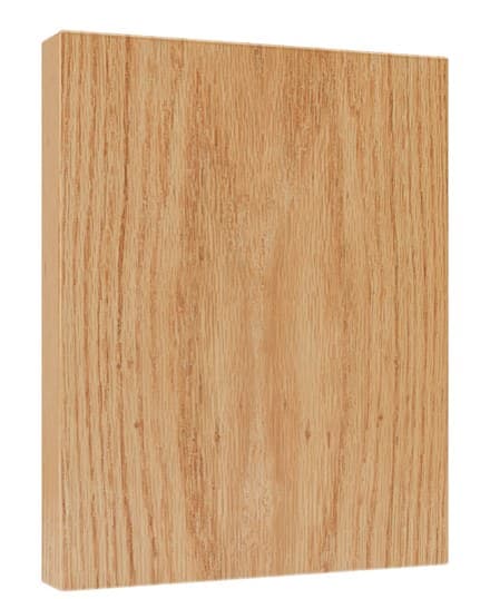 Natural finish sample