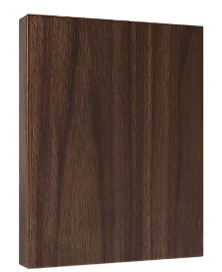 Walnut finish sample
